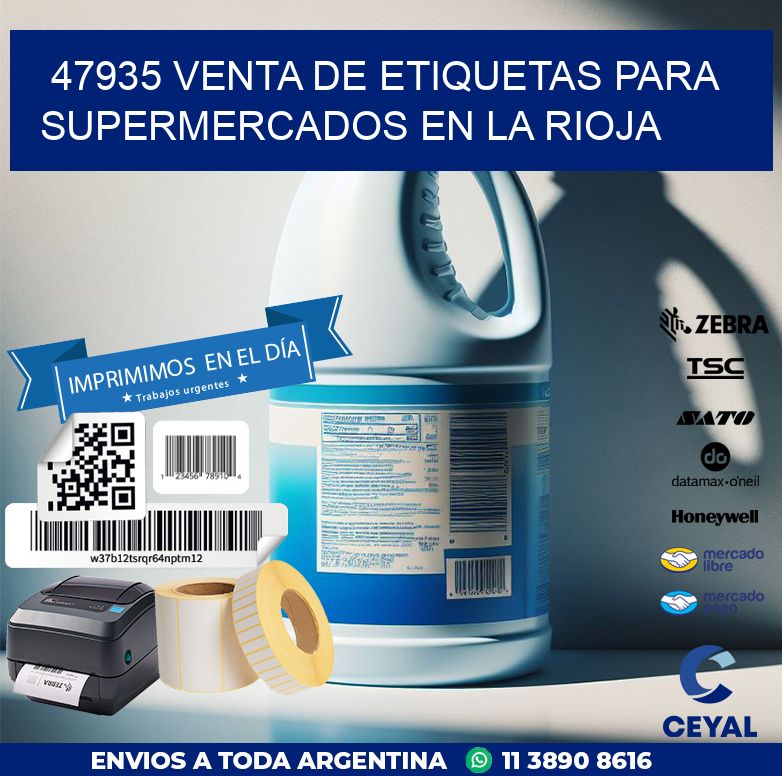 47935 VENTA DE ETIQUETAS PARA SUPERMERCADOS EN LA RIOJA