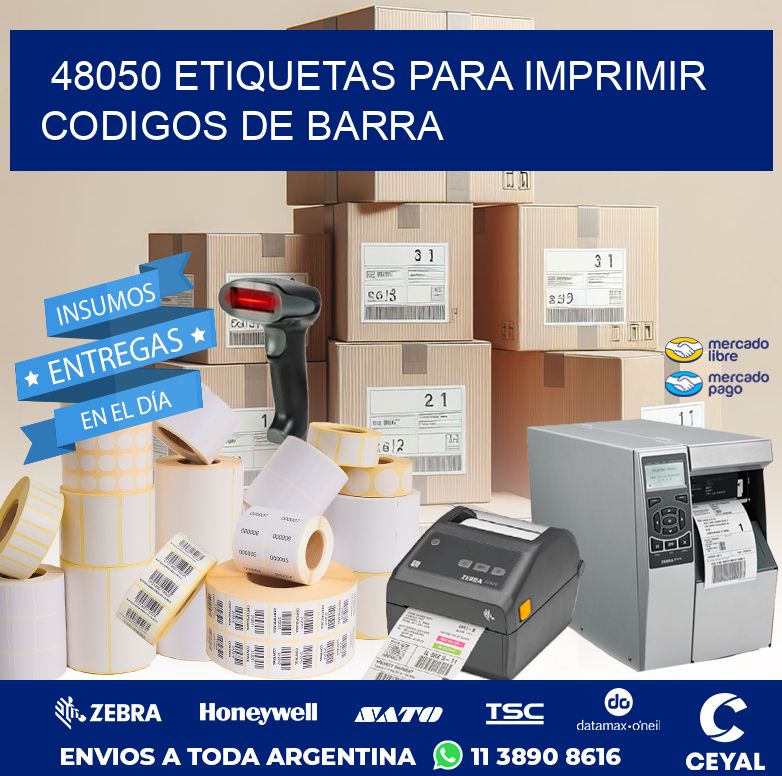 48050 ETIQUETAS PARA IMPRIMIR CODIGOS DE BARRA