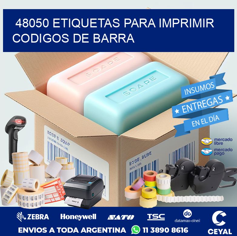 48050 ETIQUETAS PARA IMPRIMIR CODIGOS DE BARRA