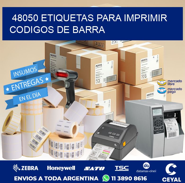 48050 ETIQUETAS PARA IMPRIMIR CODIGOS DE BARRA