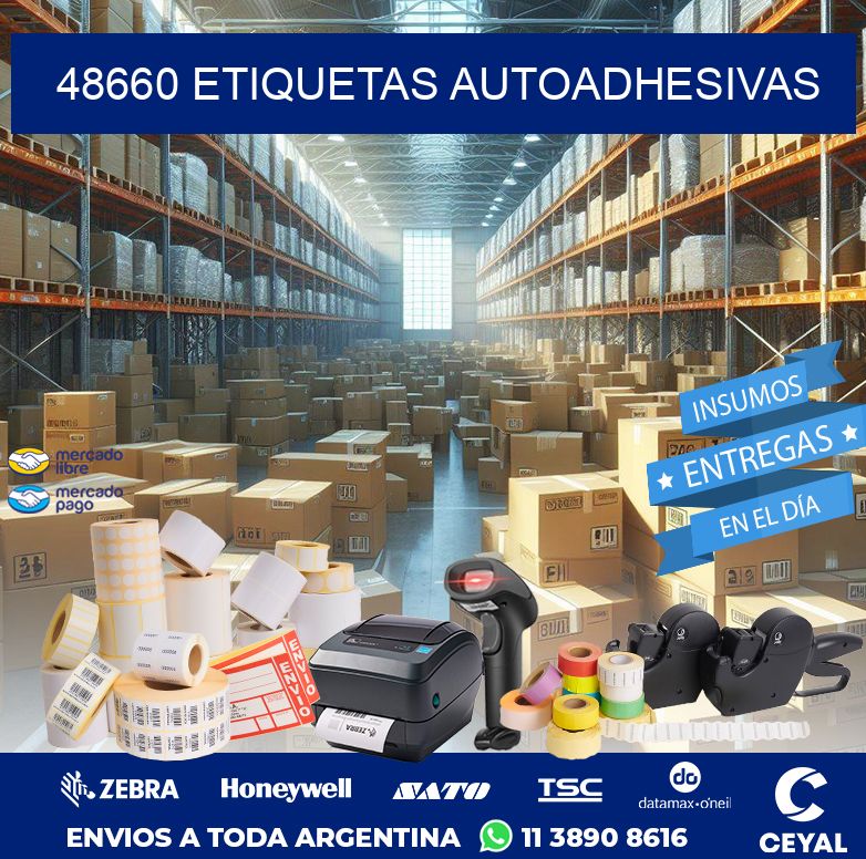 48660 ETIQUETAS AUTOADHESIVAS