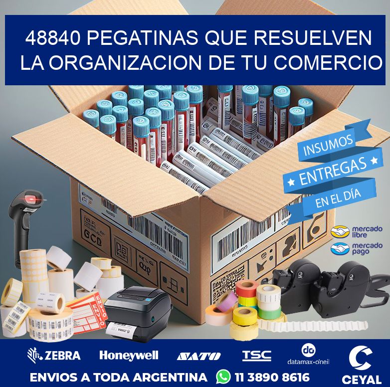 48840 PEGATINAS QUE RESUELVEN LA ORGANIZACION DE TU COMERCIO