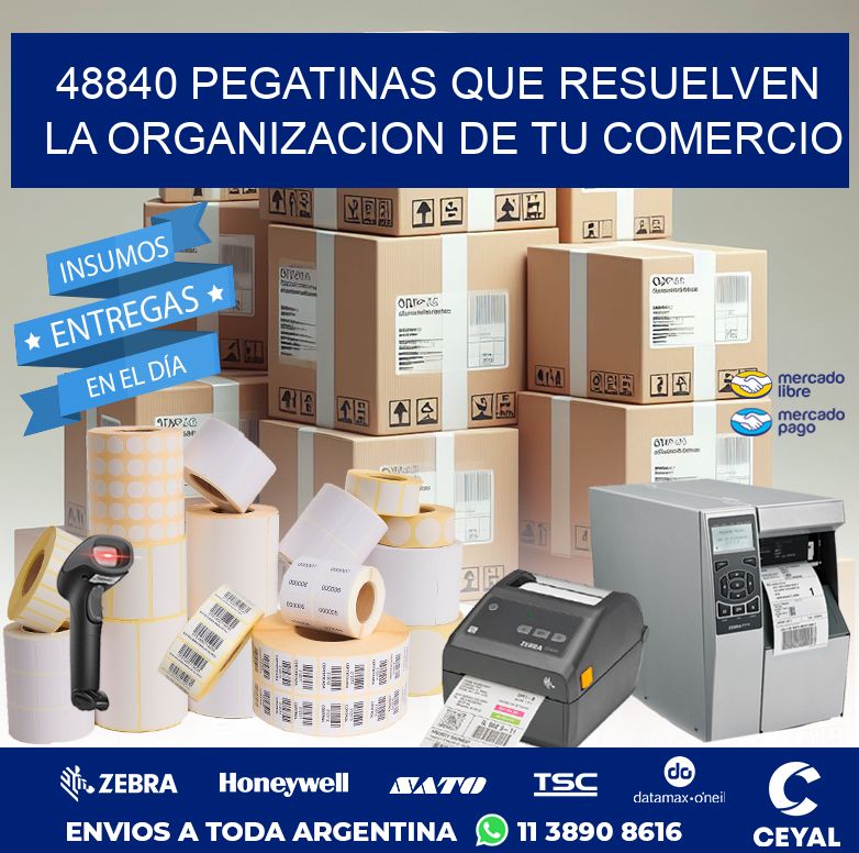 48840 PEGATINAS QUE RESUELVEN LA ORGANIZACION DE TU COMERCIO