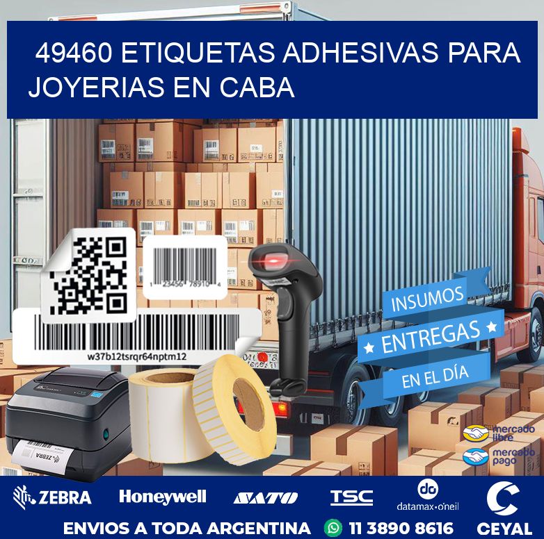 49460 ETIQUETAS ADHESIVAS PARA JOYERIAS EN CABA