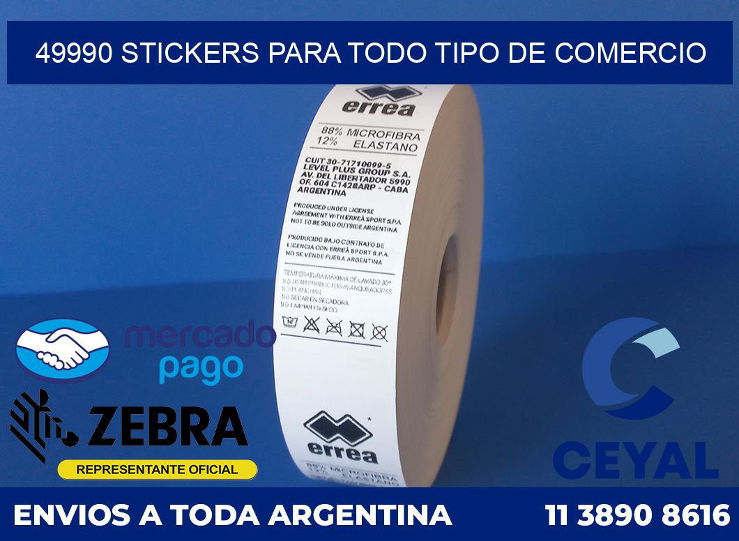 49990 STICKERS PARA TODO TIPO DE COMERCIO