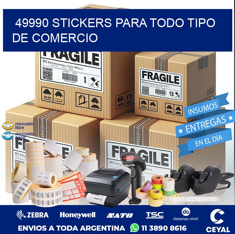 49990 STICKERS PARA TODO TIPO DE COMERCIO