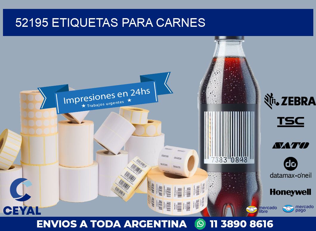 52195 ETIQUETAS PARA CARNES