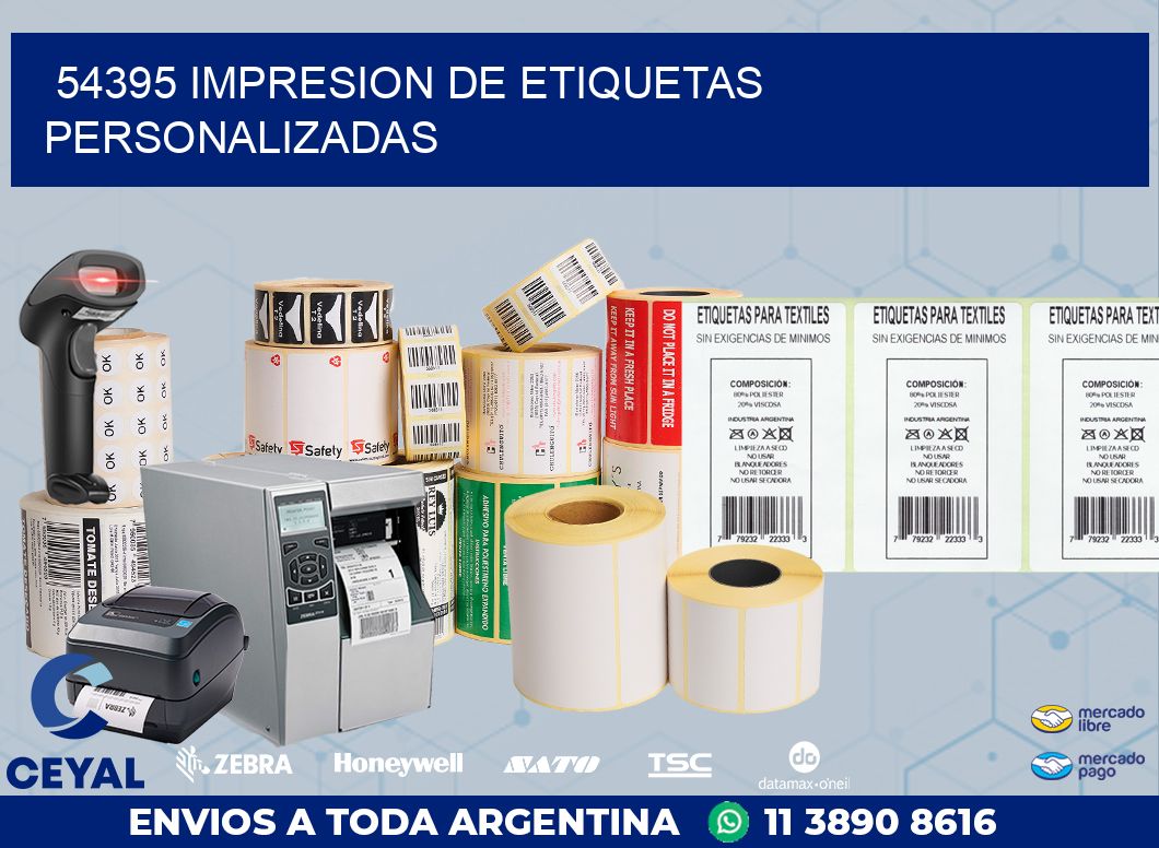 54395 IMPRESION DE ETIQUETAS PERSONALIZADAS