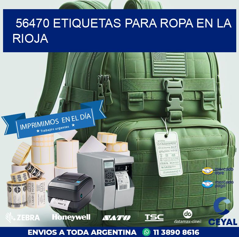 56470 ETIQUETAS PARA ROPA EN LA RIOJA