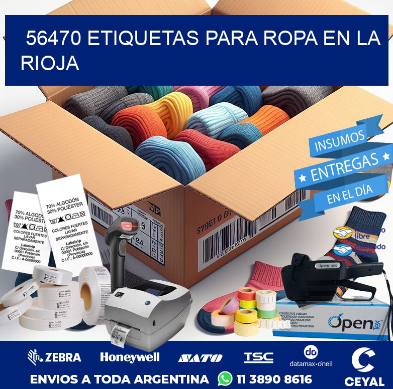 56470 ETIQUETAS PARA ROPA EN LA RIOJA