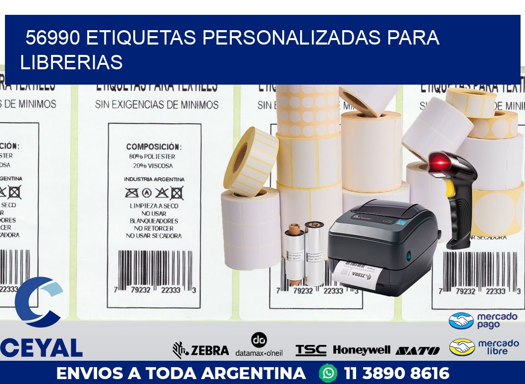 56990 ETIQUETAS PERSONALIZADAS PARA LIBRERIAS