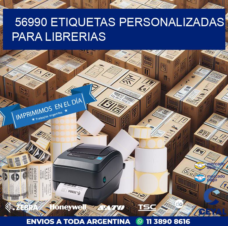 56990 ETIQUETAS PERSONALIZADAS PARA LIBRERIAS