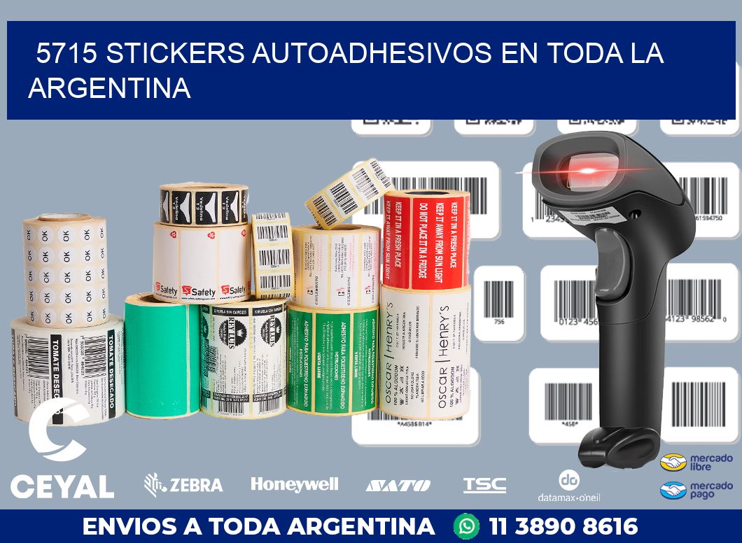 5715 STICKERS AUTOADHESIVOS EN TODA LA ARGENTINA