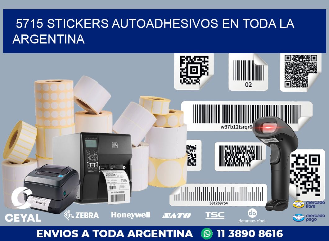 5715 STICKERS AUTOADHESIVOS EN TODA LA ARGENTINA