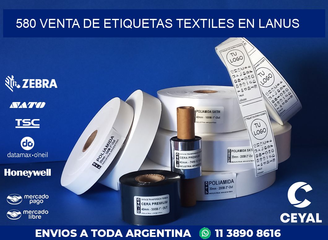 580 VENTA DE ETIQUETAS TEXTILES EN LANUS