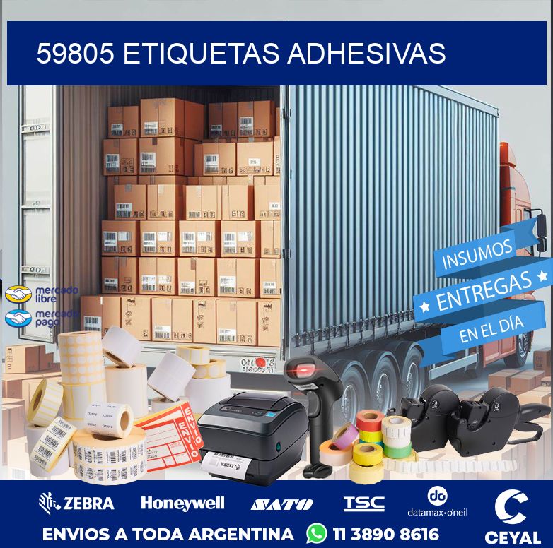 59805 ETIQUETAS ADHESIVAS
