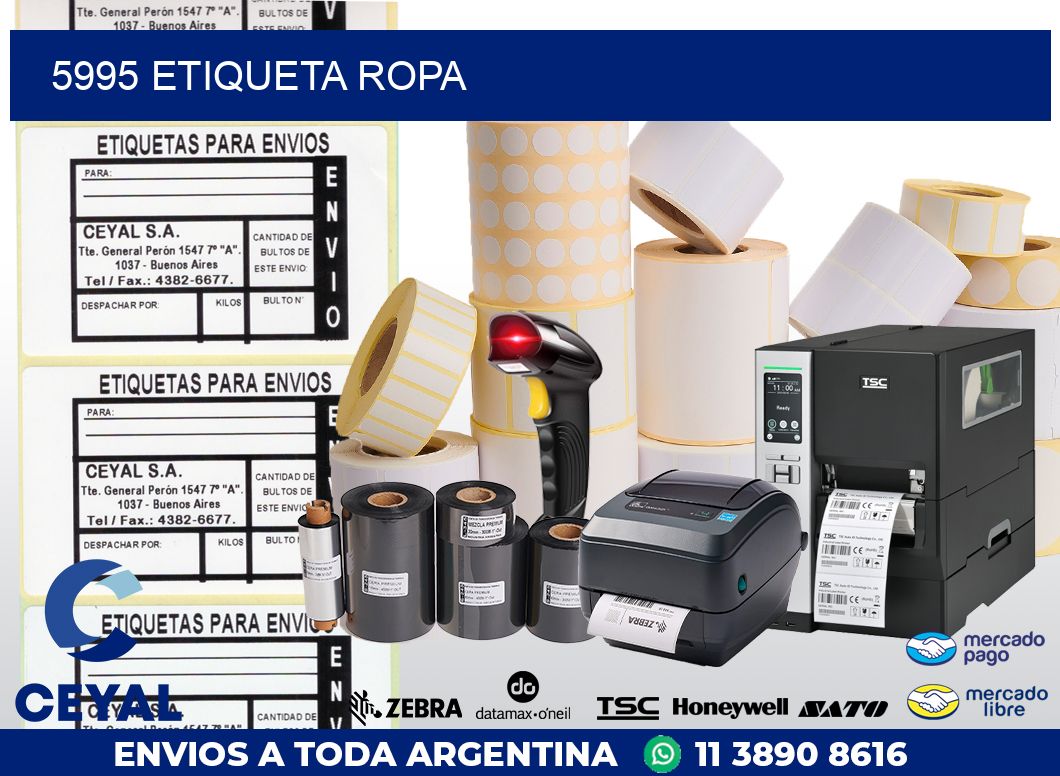 5995 ETIQUETA ROPA