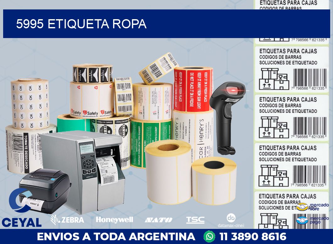 5995 ETIQUETA ROPA