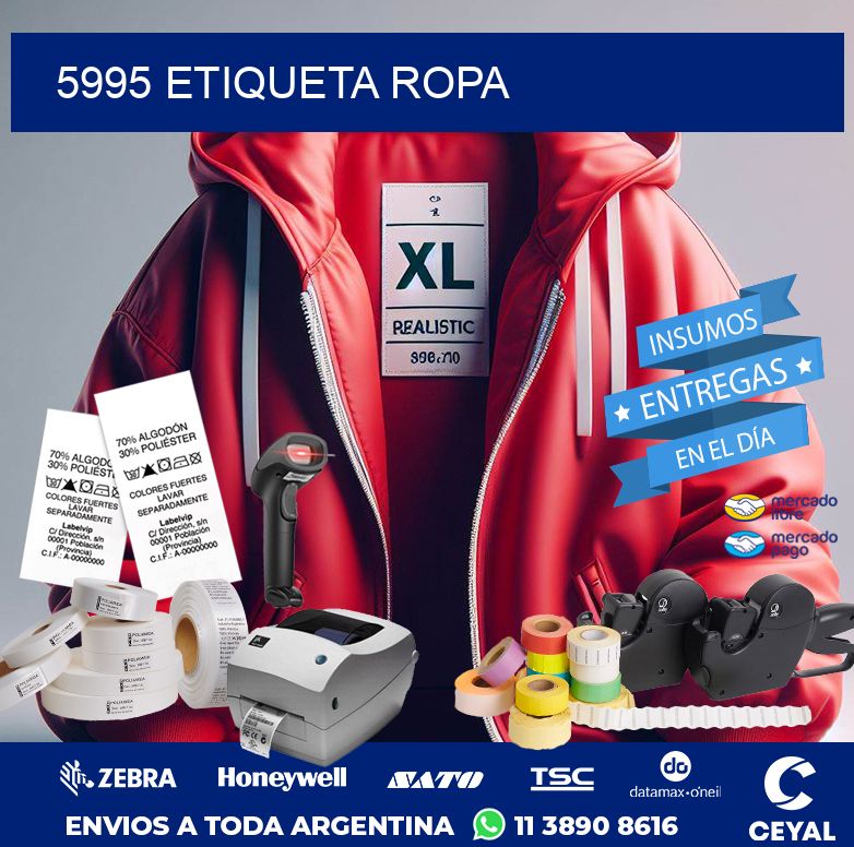 5995 ETIQUETA ROPA