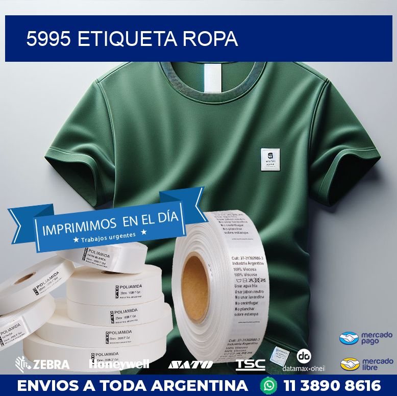 5995 ETIQUETA ROPA