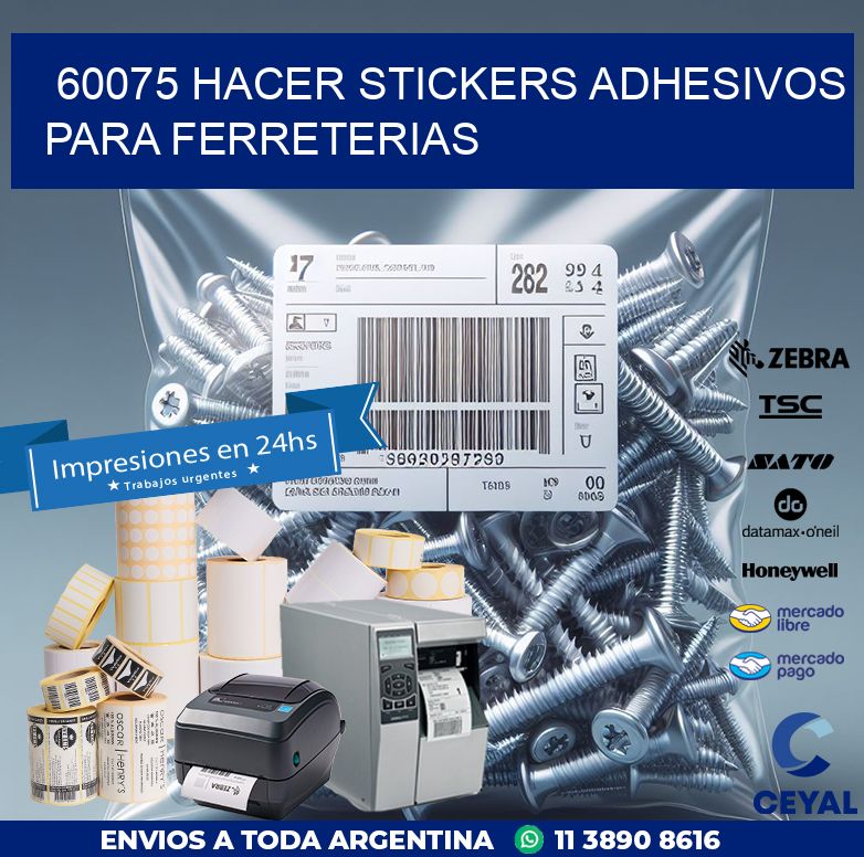 60075 HACER STICKERS ADHESIVOS PARA FERRETERIAS
