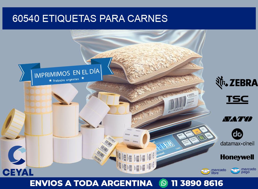 60540 ETIQUETAS PARA CARNES