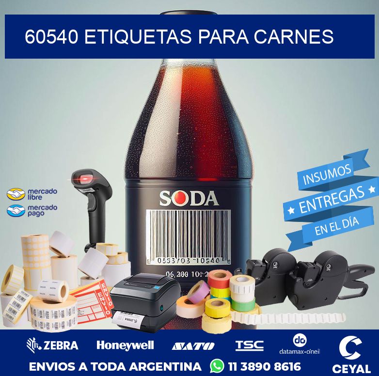 60540 ETIQUETAS PARA CARNES