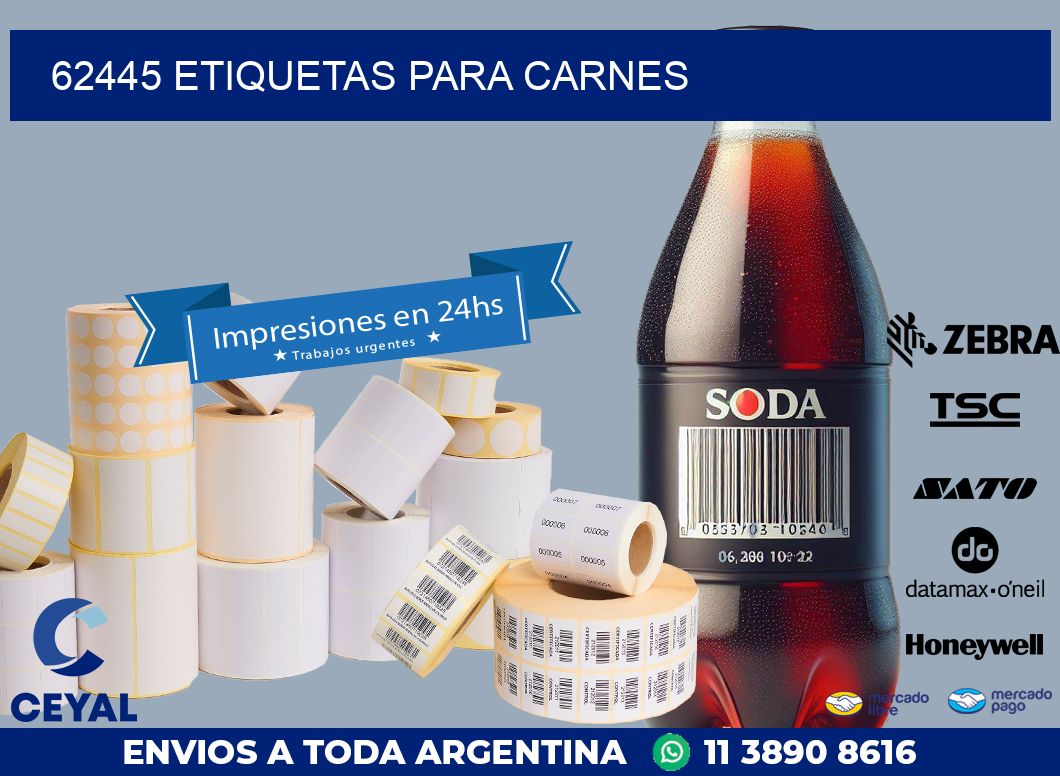 62445 ETIQUETAS PARA CARNES