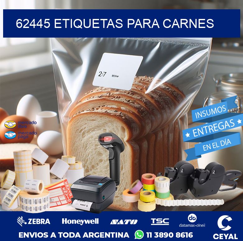 62445 ETIQUETAS PARA CARNES