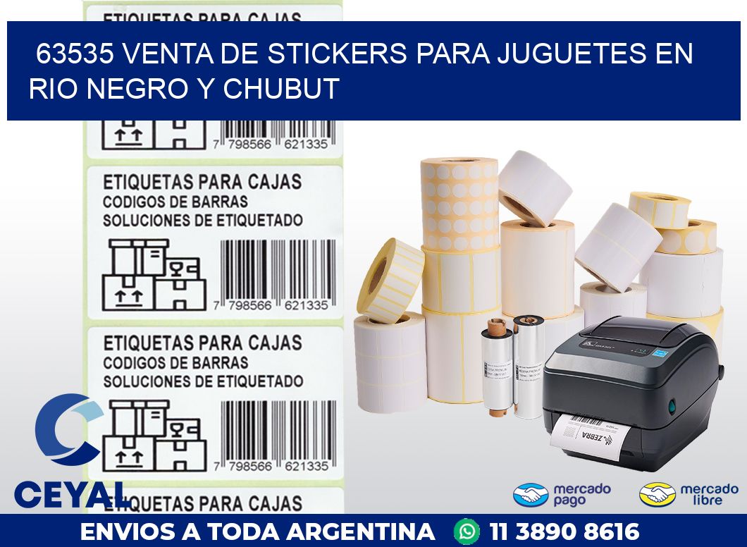 63535 VENTA DE STICKERS PARA JUGUETES EN RIO NEGRO Y CHUBUT