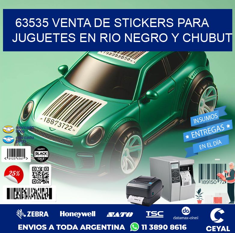 63535 VENTA DE STICKERS PARA JUGUETES EN RIO NEGRO Y CHUBUT