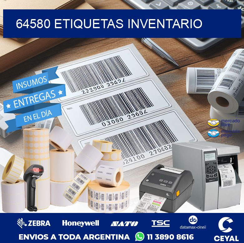 64580 ETIQUETAS INVENTARIO