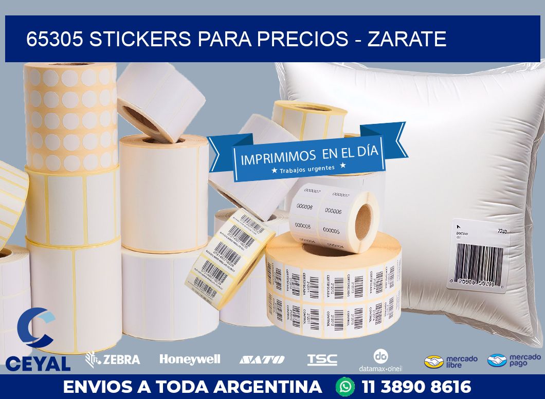 65305 STICKERS PARA PRECIOS – ZARATE