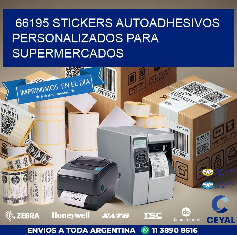 66195 STICKERS AUTOADHESIVOS PERSONALIZADOS PARA SUPERMERCADOS
