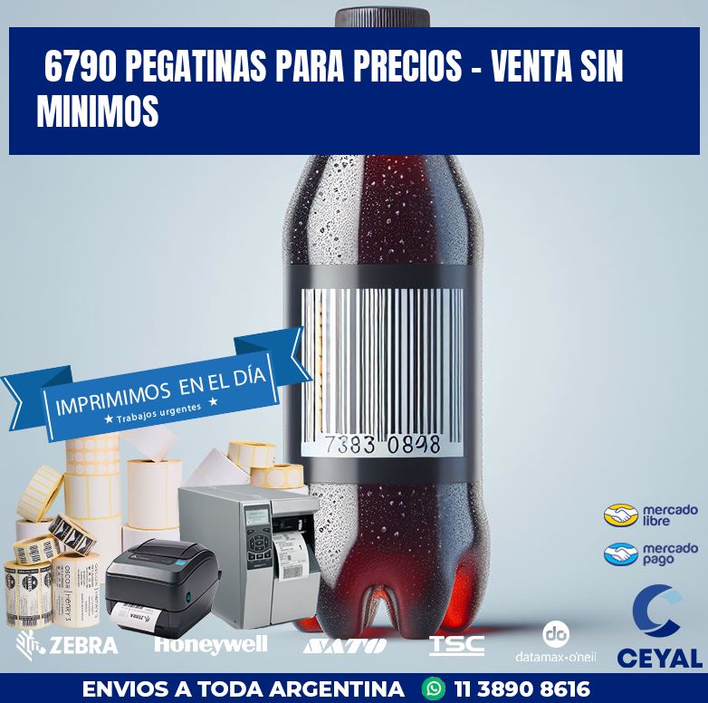 6790 PEGATINAS PARA PRECIOS - VENTA SIN MINIMOS