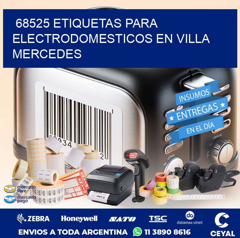 68525 ETIQUETAS PARA ELECTRODOMESTICOS EN VILLA MERCEDES