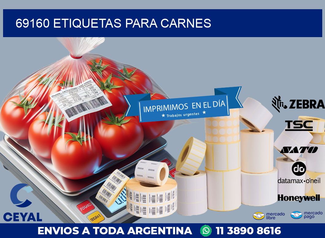 69160 ETIQUETAS PARA CARNES