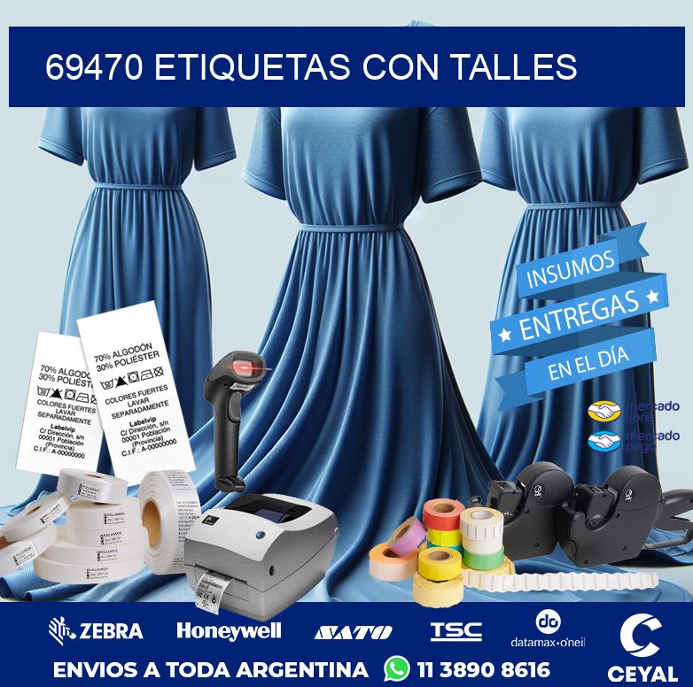 69470 ETIQUETAS CON TALLES
