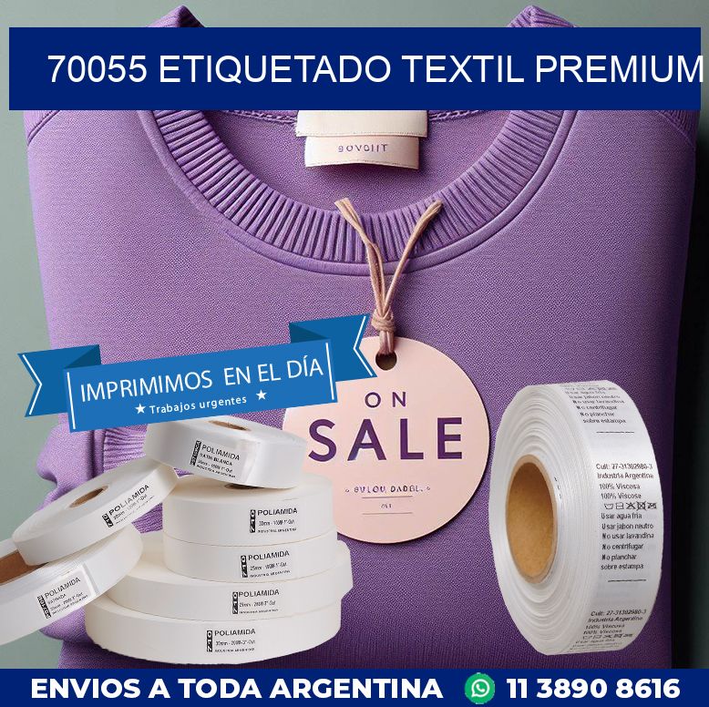 70055 ETIQUETADO TEXTIL PREMIUM