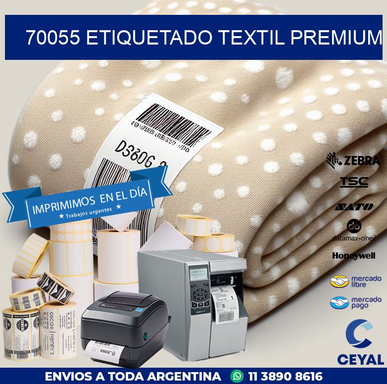70055 ETIQUETADO TEXTIL PREMIUM