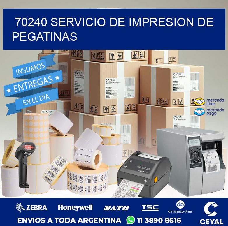 70240 SERVICIO DE IMPRESION DE PEGATINAS