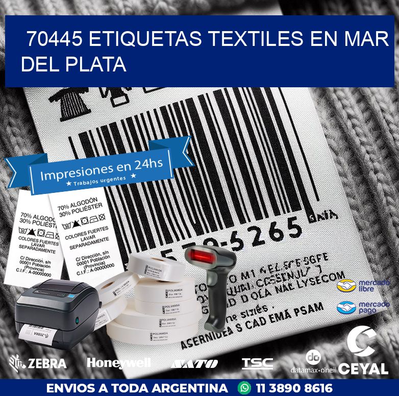 70445 ETIQUETAS TEXTILES EN MAR DEL PLATA