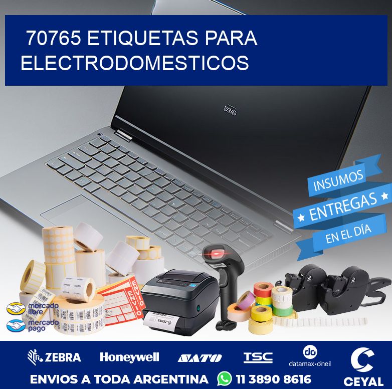 70765 ETIQUETAS PARA ELECTRODOMESTICOS
