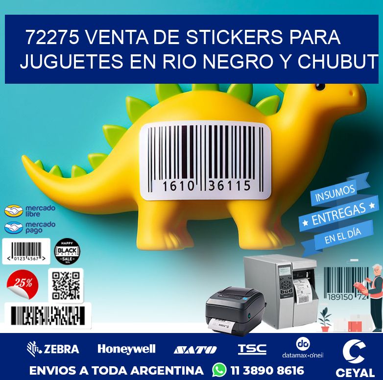 72275 VENTA DE STICKERS PARA JUGUETES EN RIO NEGRO Y CHUBUT