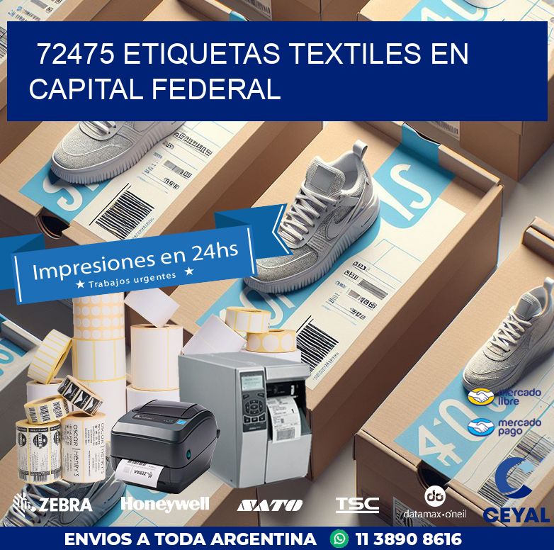 72475 ETIQUETAS TEXTILES EN CAPITAL FEDERAL