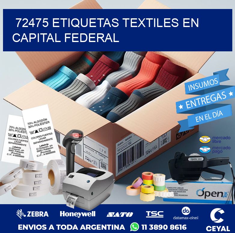 72475 ETIQUETAS TEXTILES EN CAPITAL FEDERAL