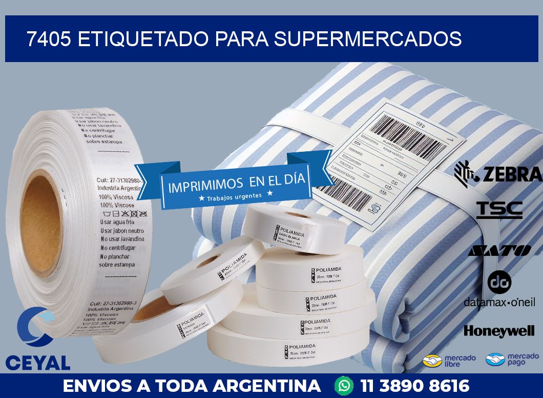 7405 ETIQUETADO PARA SUPERMERCADOS