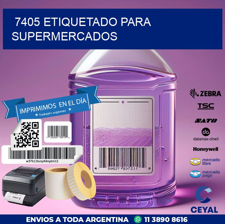 7405 ETIQUETADO PARA SUPERMERCADOS