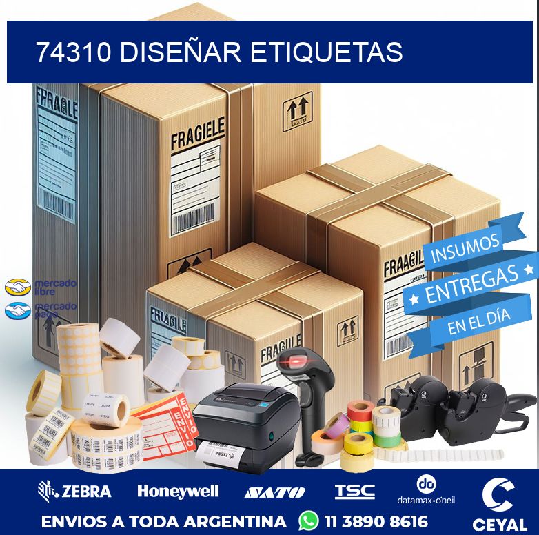 74310 DISEÑAR ETIQUETAS