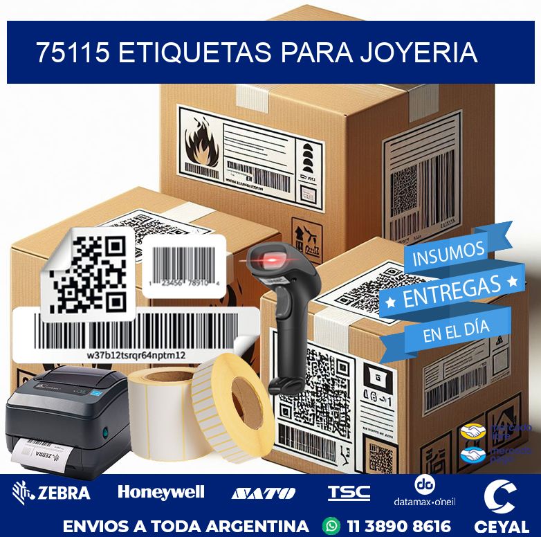 75115 ETIQUETAS PARA JOYERIA